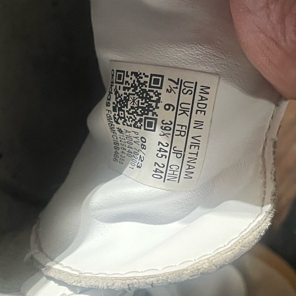 Adidas women’s Samba platform White and emerald green Sneakers - Picture 5 of 5